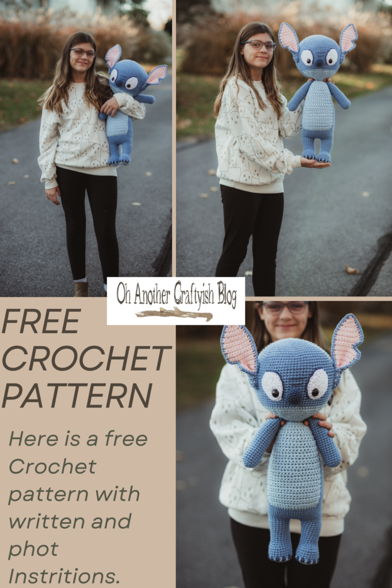 Blue Alien Free Crochet Pattern - Oh Another Craftyish Blog